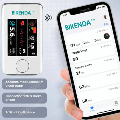 [99.9% Accuracy] Bikenda™ Non-Invasive Blood Glucose Meter (Powerful 8-in-1 detection)+ Exclusive Gift